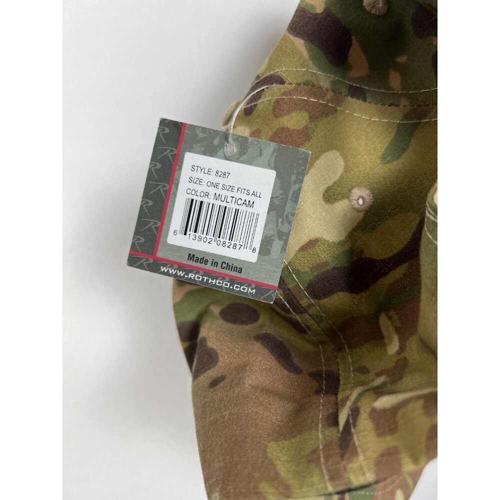 Rothco MultiCam Camo Stay Muleskinners Military Adjustable Strapback Hat NWT - Picture 3 of 5
